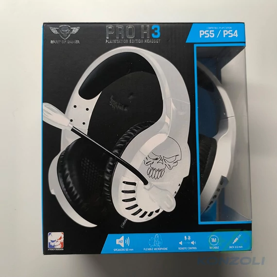 PS5 PS4 - Gamer fülhallgató (csomagolássérült)