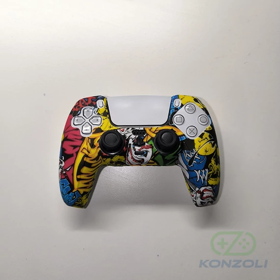 PlayStation 5 - DualSense kontroller szilikonosvédő graffity yellow